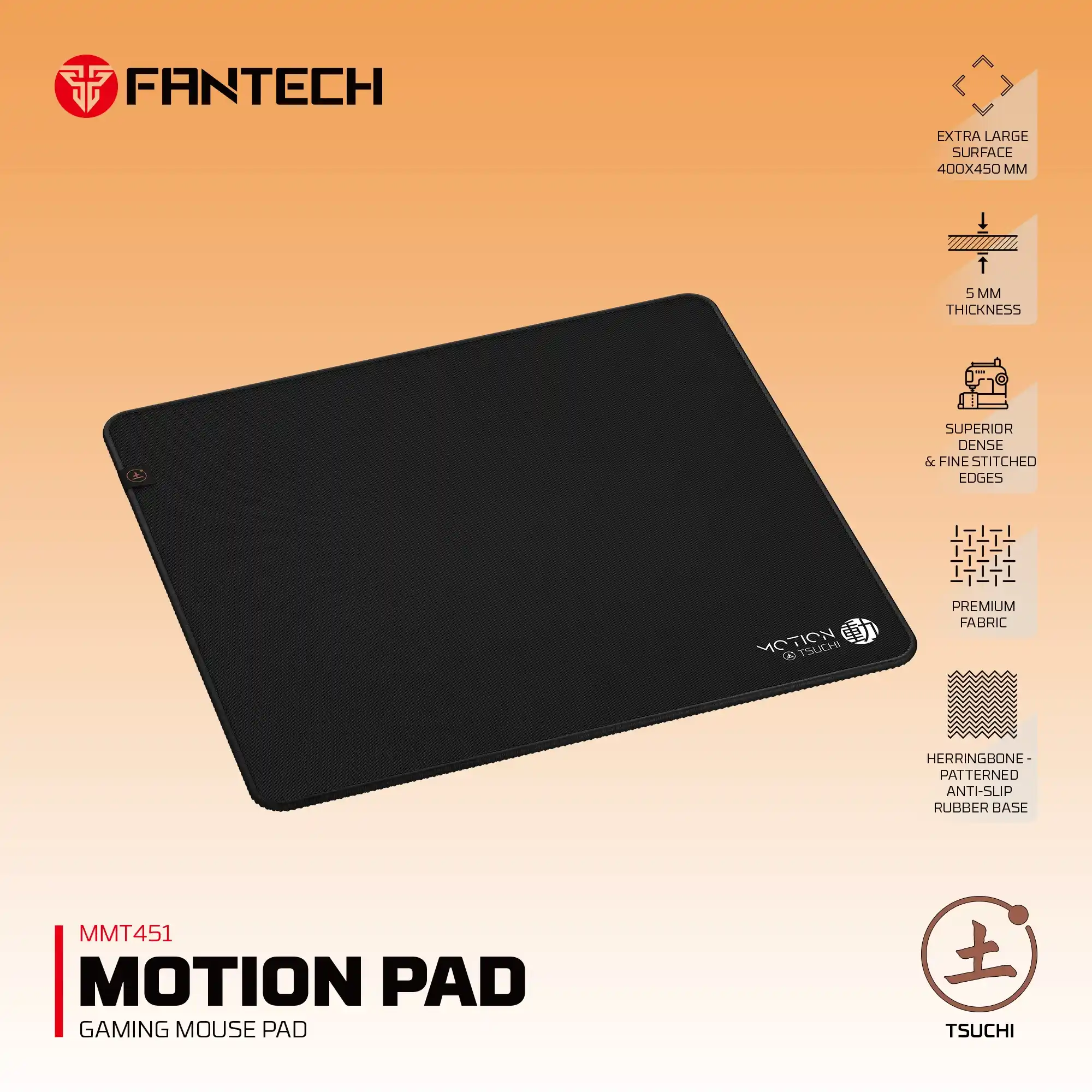 Fantech MMT451 Desk Mat Earth Tsuchi Motion Fantech MMT451 Desk Mat Earth Tsuchi Motion